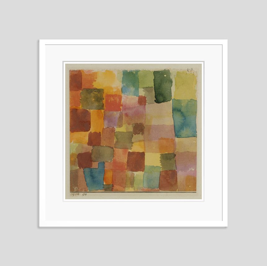 Paul Klee 'Untitled' Archival Pigment Print Framed In White