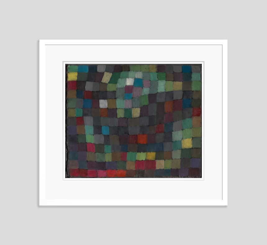 Paul Klee 'May Picture' Archival Pigment Print Framed In White