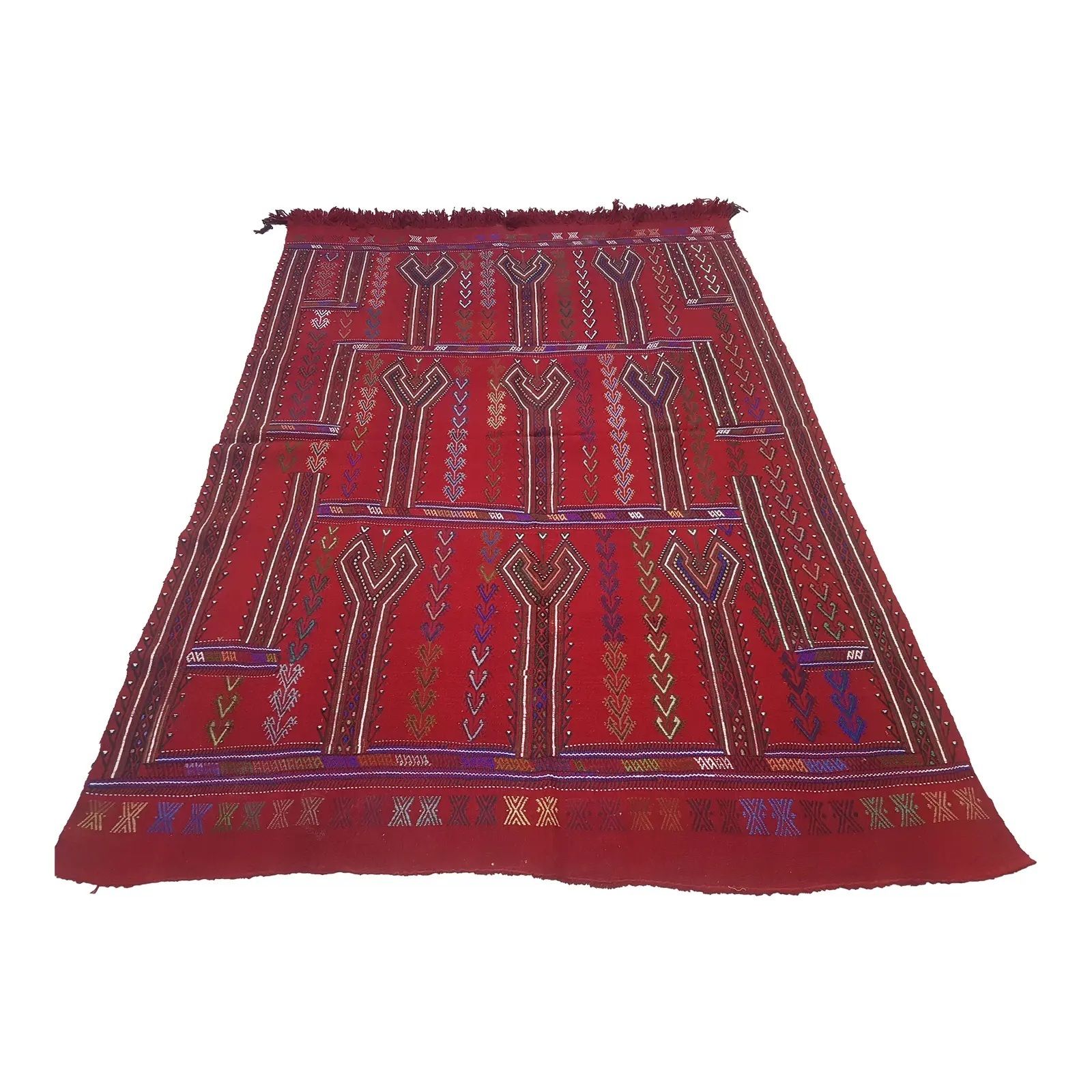 Turkish Karapinar Kilim With Venetian Renaissance Style 5'8" X 8'2"