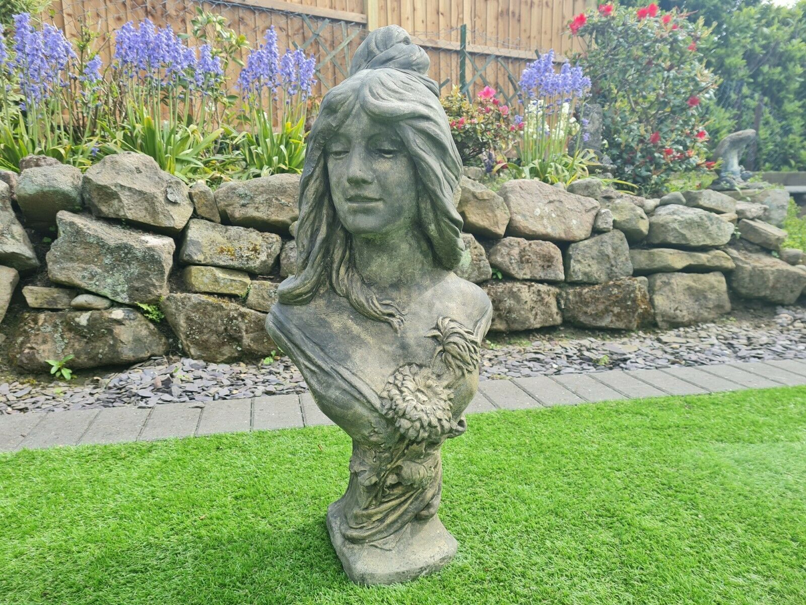 Vintage Stephanie French Garden Ornemant English Stone 0044. photo furniture