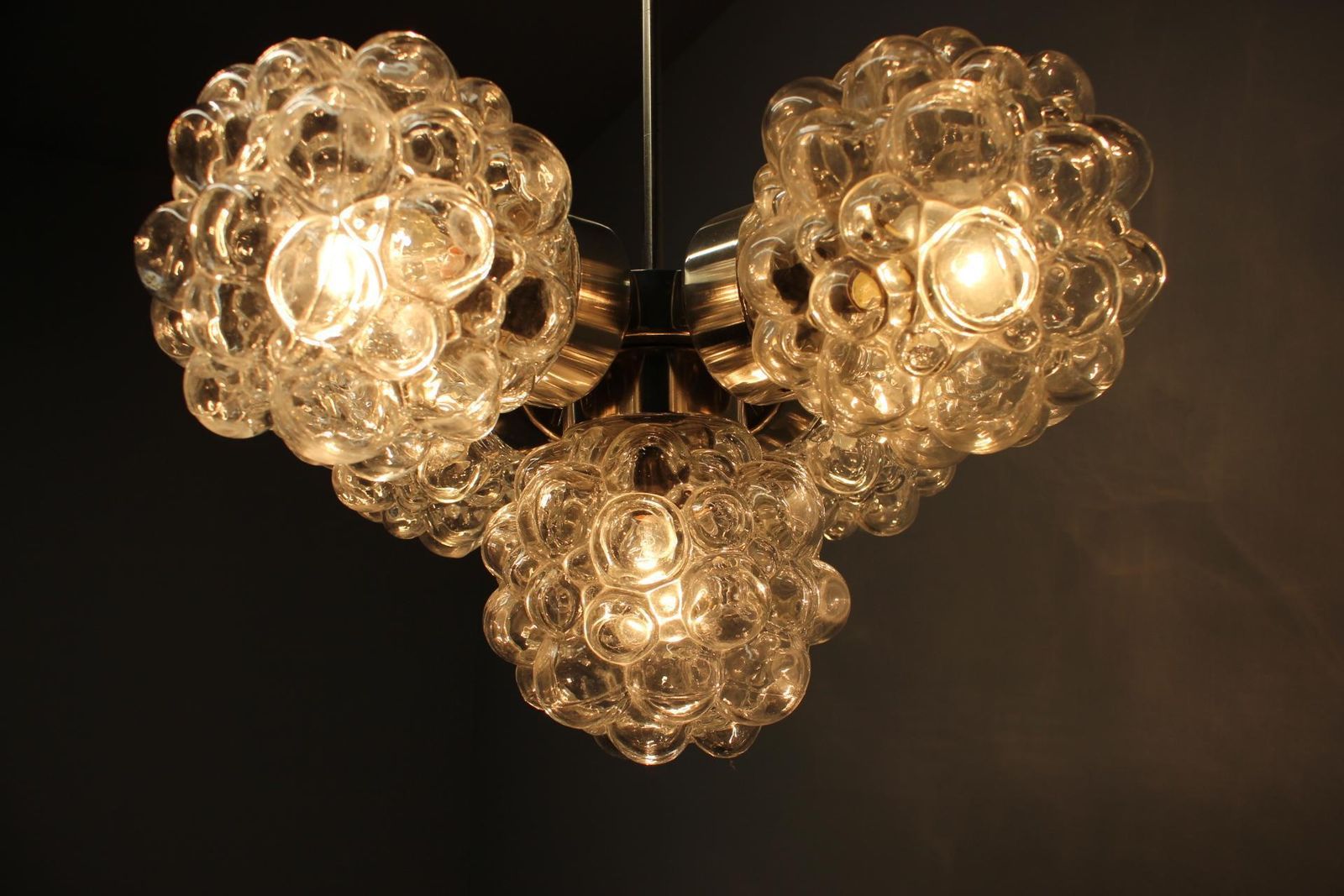 photo buy Bubble Glass Chandelier By Kamenický šenov, Czechoslovakia, 1970s