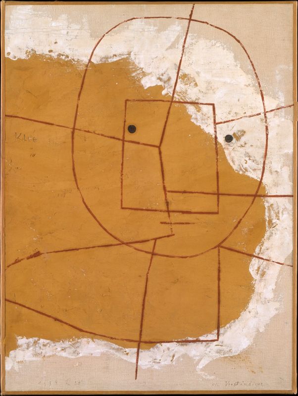 Paul Klee 'One Who Understands' Archival Pigment Print Framed In Brown photo furniture