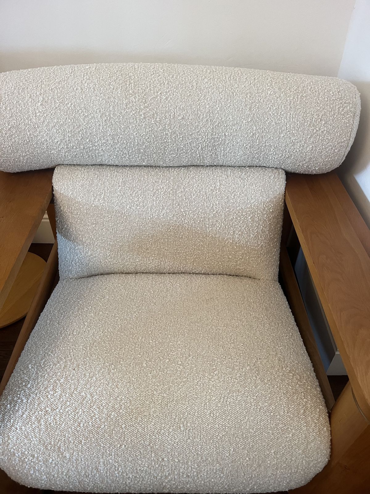 Soho Home Dillon Boucle Armchair Cream photo buy
