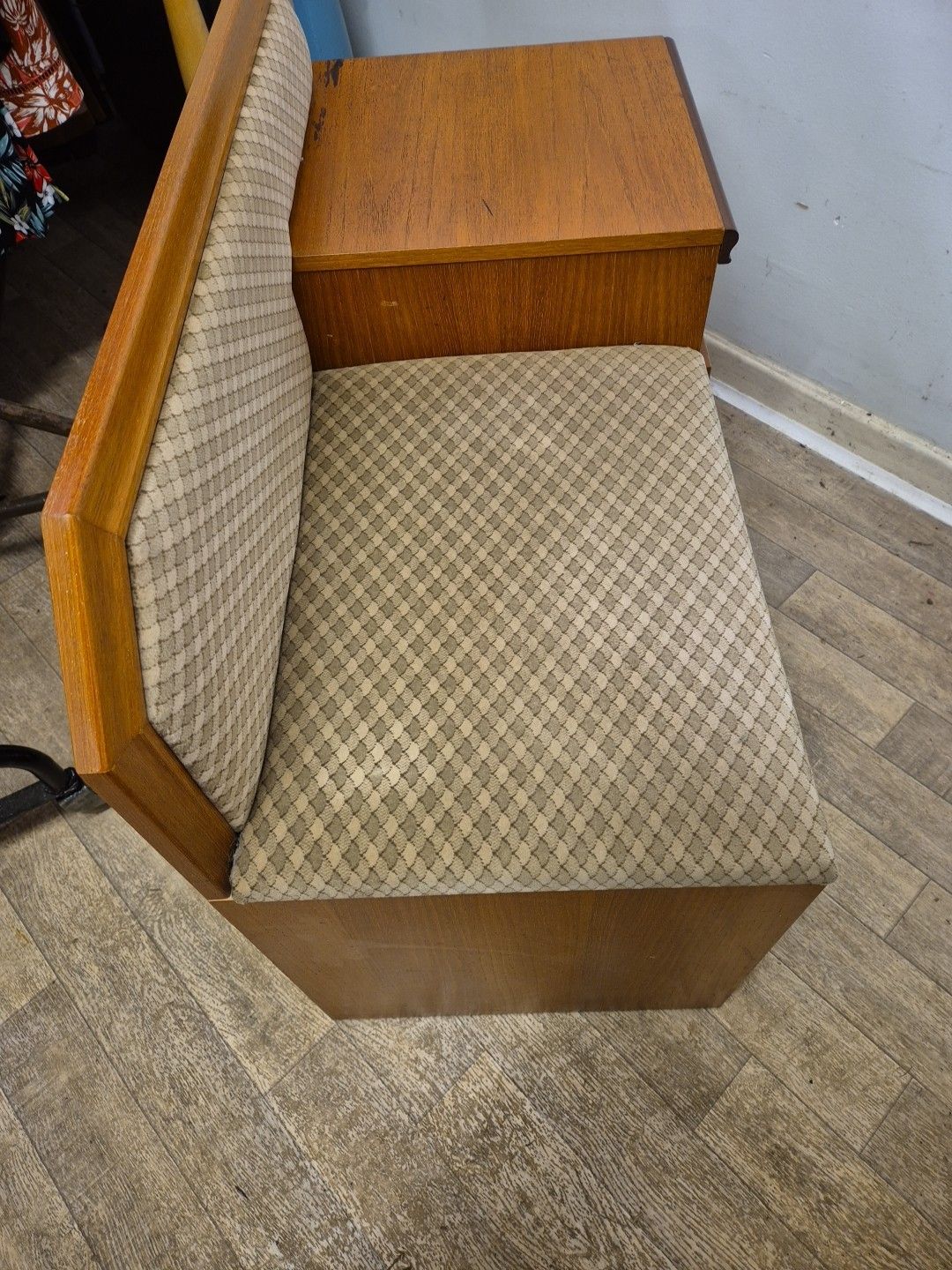 photo vintage Vintage/Retro/Mid Century Teak Telephone Seat By William Lawrence