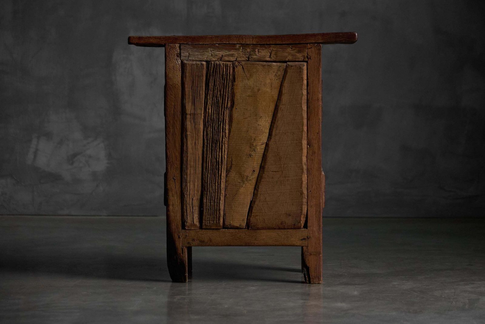 Antique Rustic Oak Cabinet, France, 19th Century photo buy