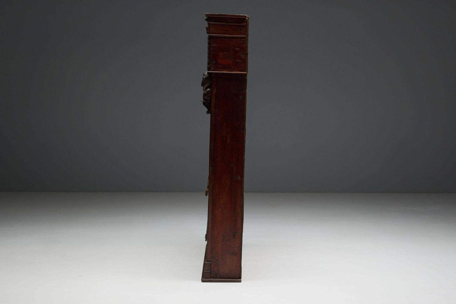 Antique Expressive Carved Bookcase, France, 19th Century photo vintage
