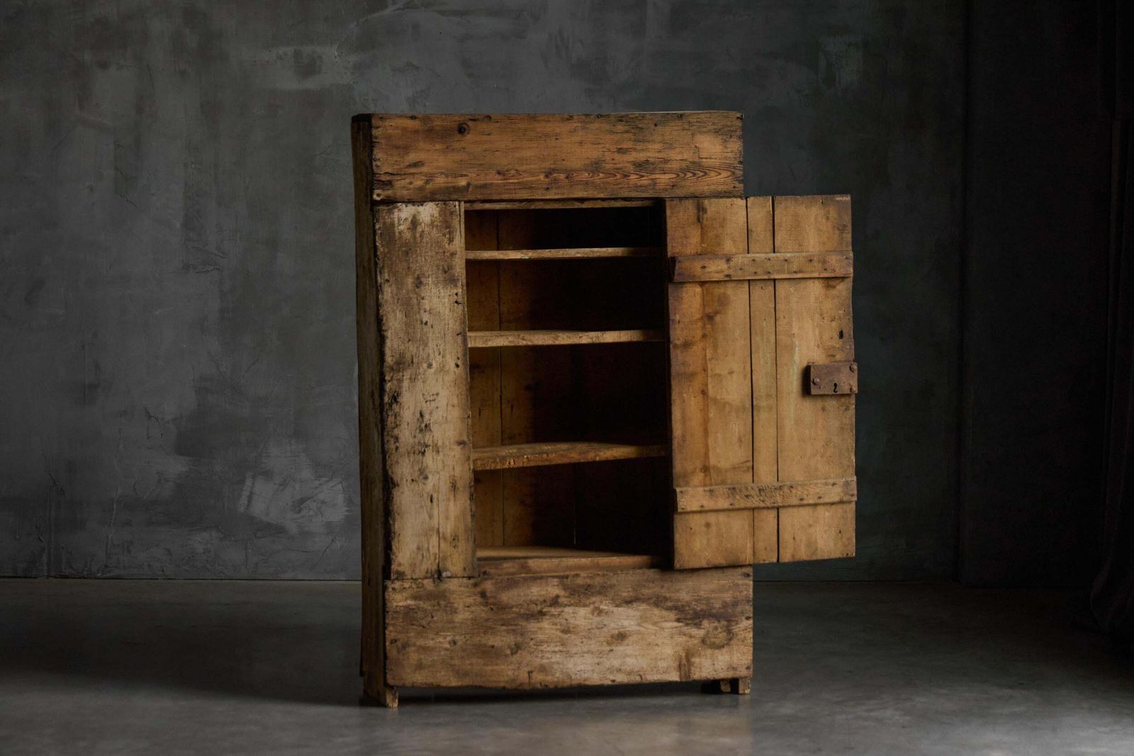 Rustic Art Populaire Cabinet, France, 19th Century photo vinterior