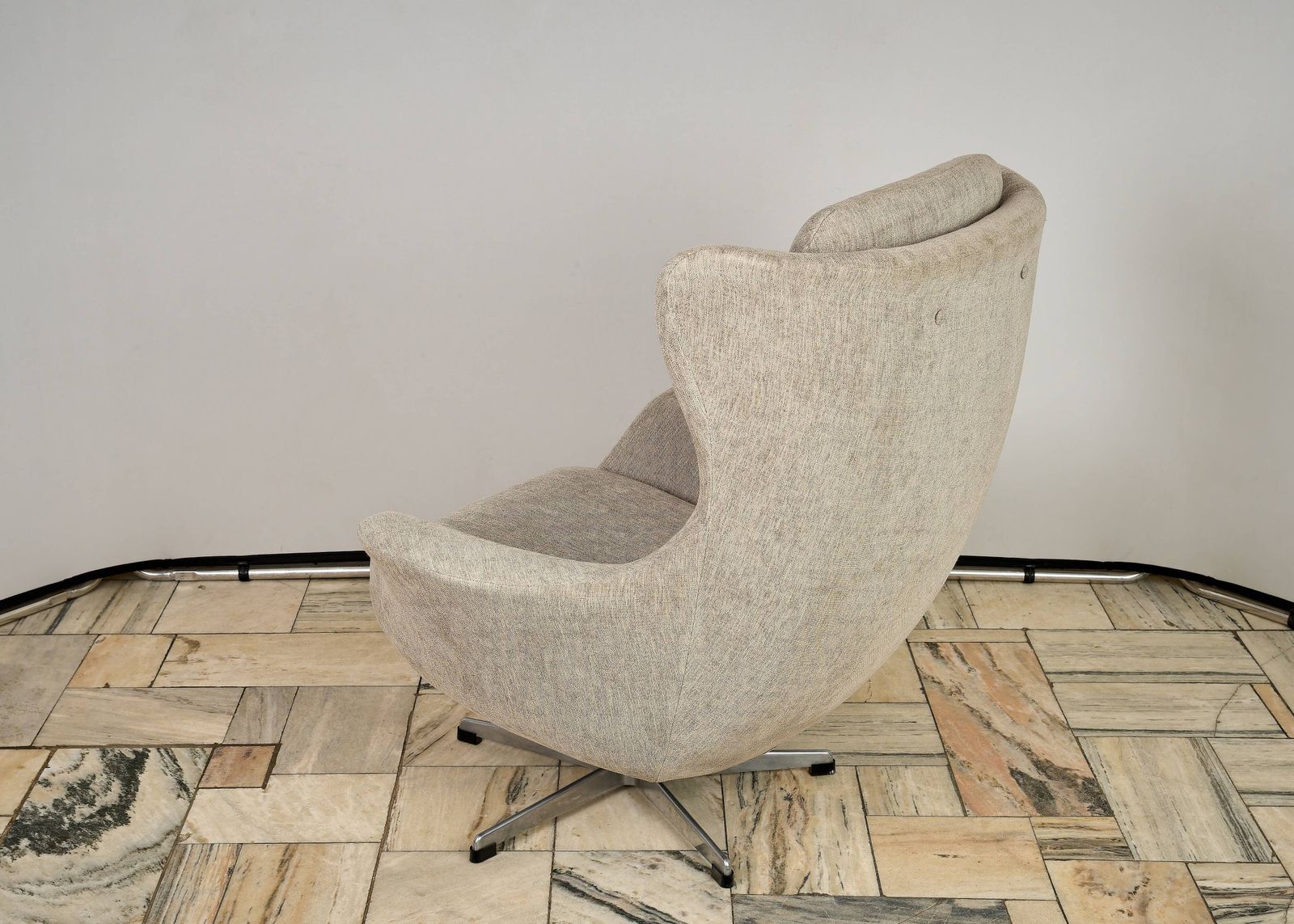 Ushak Swivel Chair By Up Zavody 1960s Czechoslovakia photo vintage