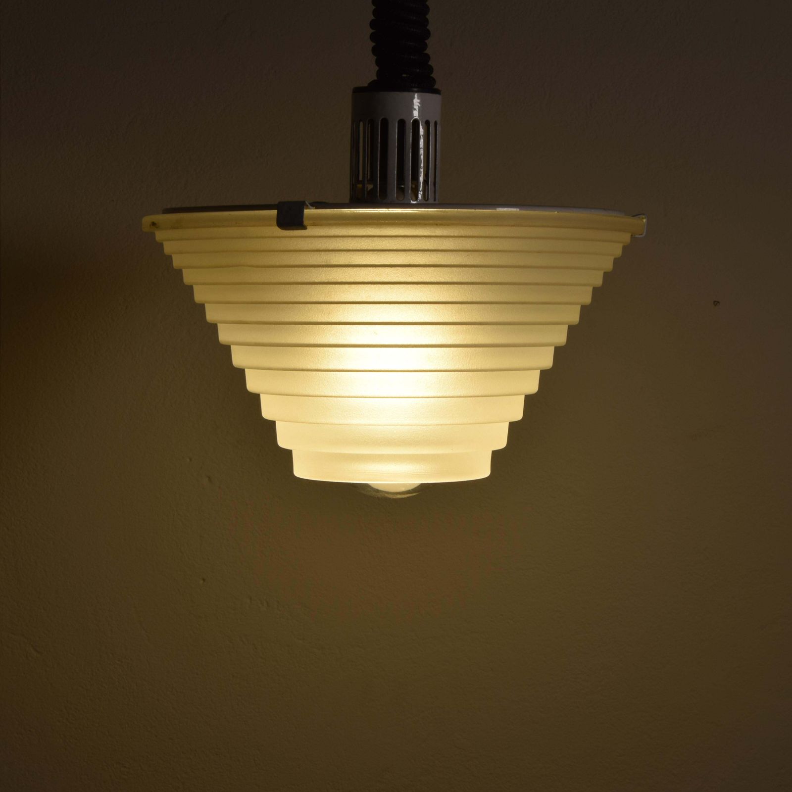 photo for sale Angelo Mangiarotti Pendant Lamp For Artemide 1970s.