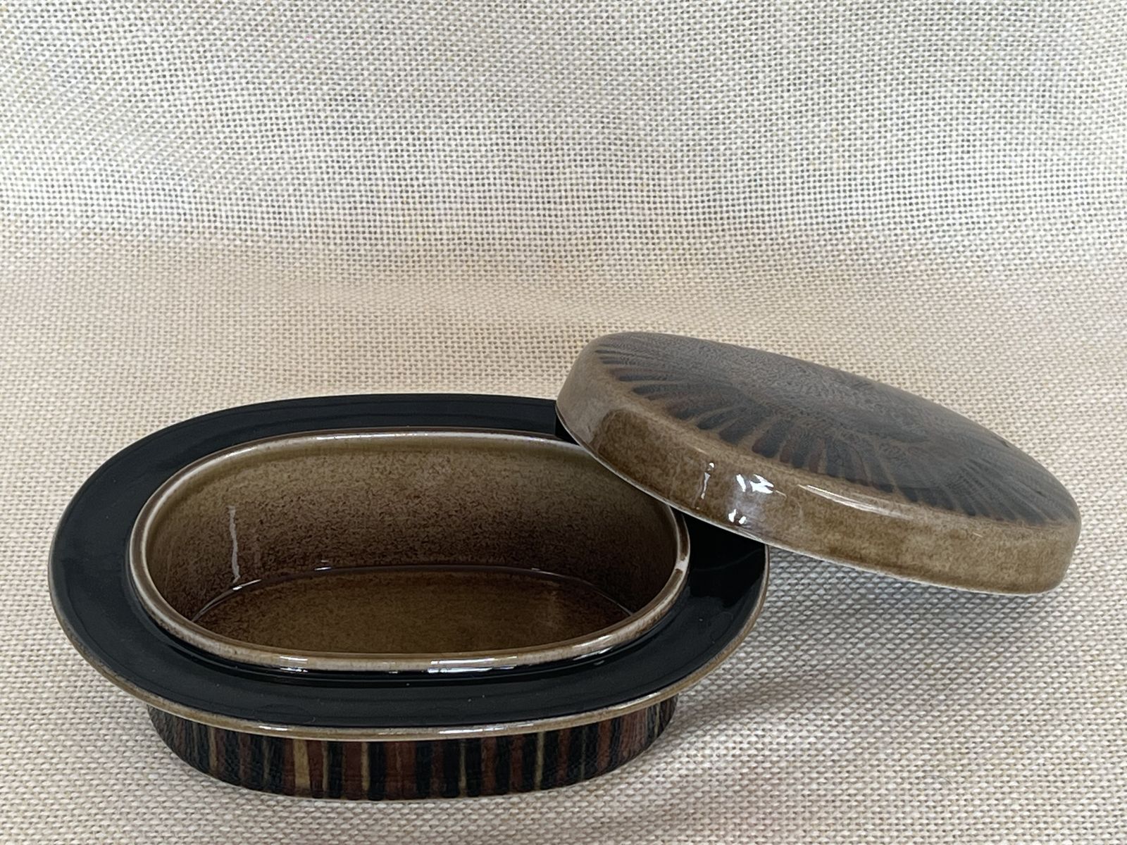 photo buy Arabia Finland Kosmos Gunvor Olin Grönqvist Ceramic Stoneware Set Green/Brown