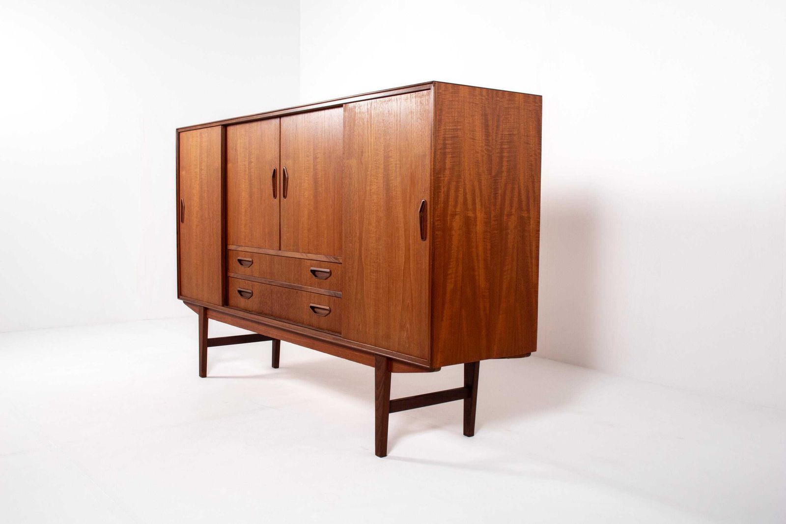 Danish Mid Century Teak And Rosewood Sideboard By P. Westergaard Møbelfabrik, 1960s photo buy