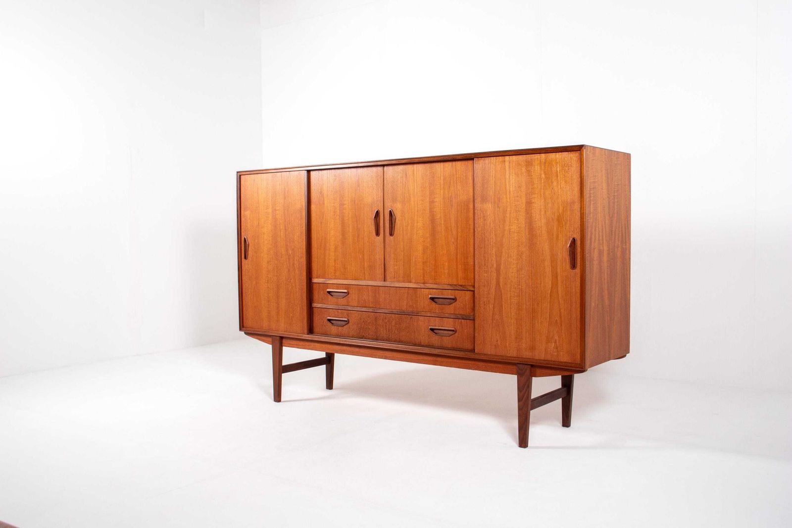 2179.0 Danish Mid Century Teak And Rosewood Sideboard By P. Westergaard Møbelfabrik, 1960s photo