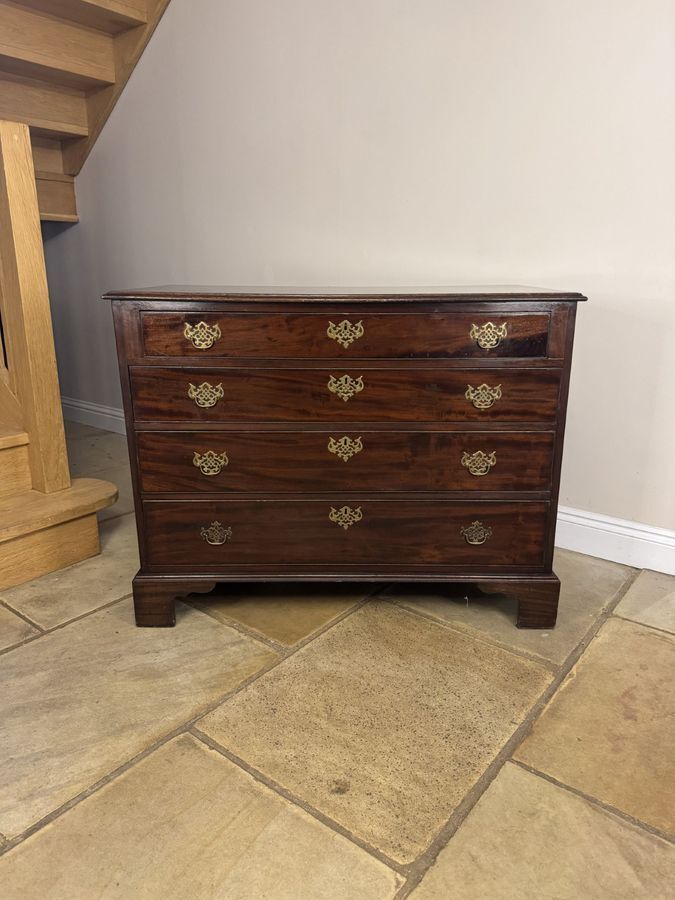 Excellent Quality Antique George III Mahogany Gentleman's Chest