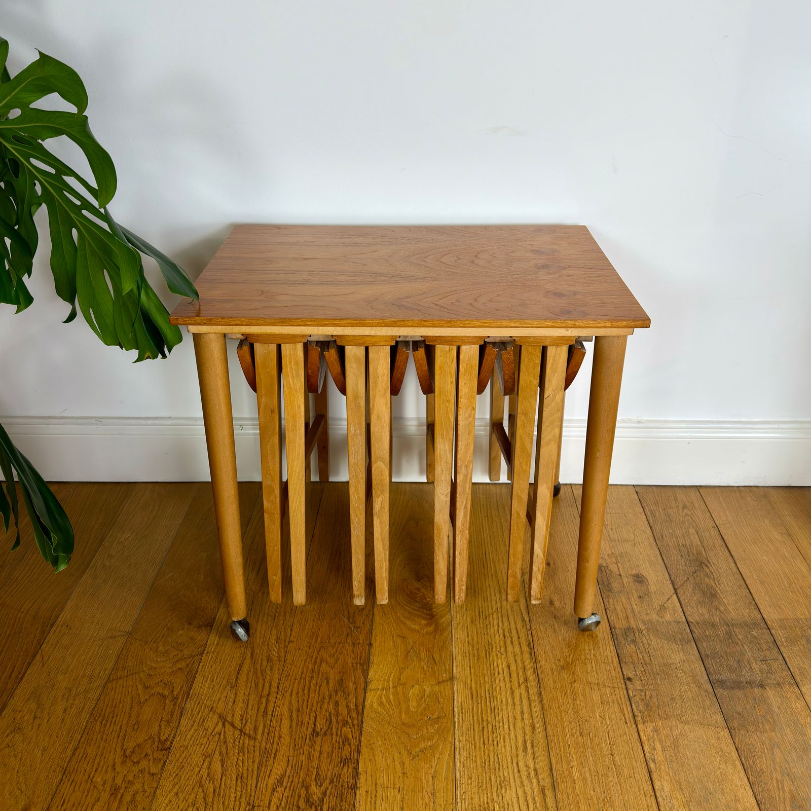 Mid Century Danish Teak Nest Of Tables By Poul Hundevad