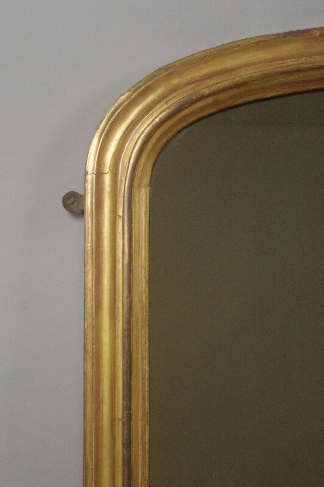 Victorian Giltwood Arch Top Overmantle Mirror photo for sale