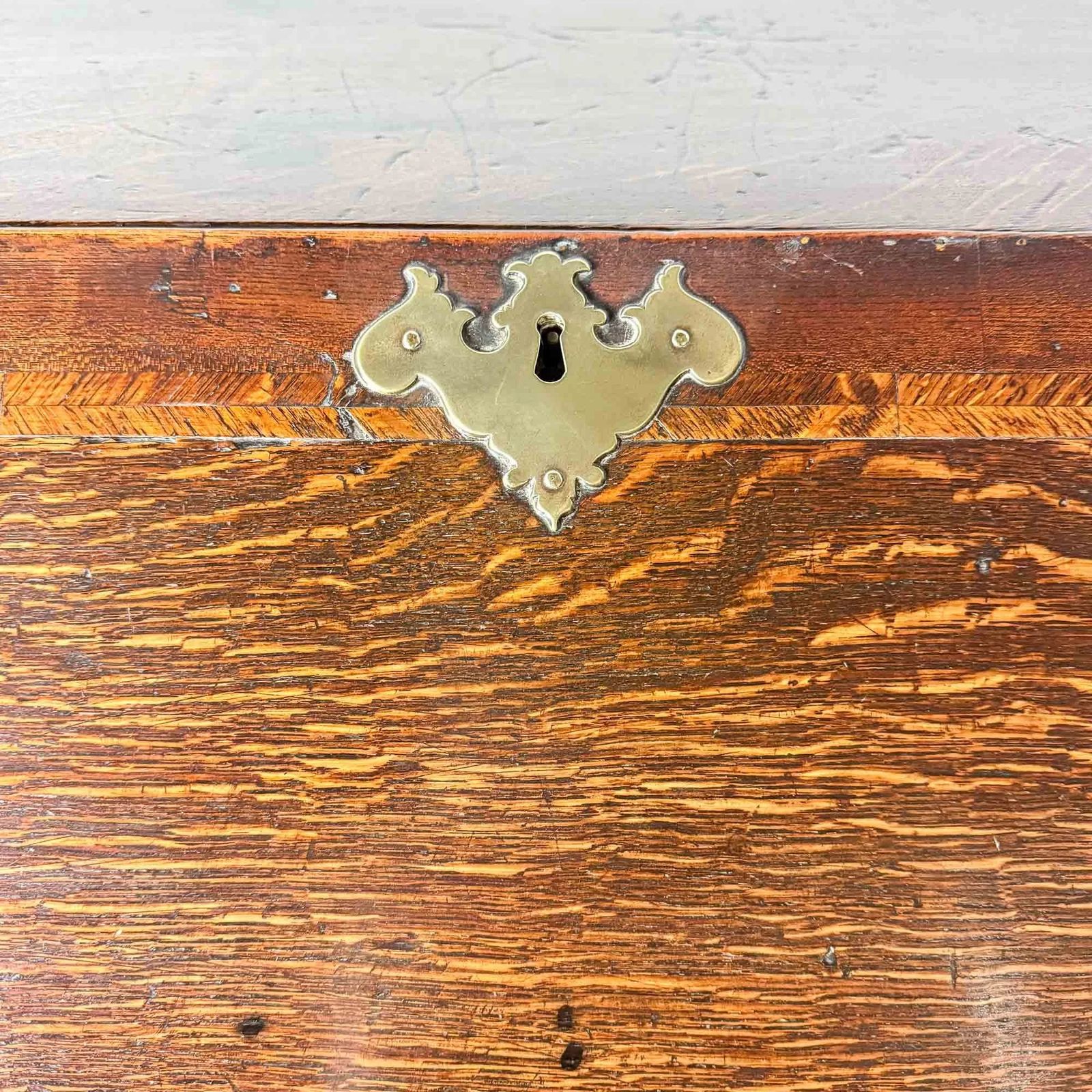 17th Century Vernacular Oak Bureau photo 675.0