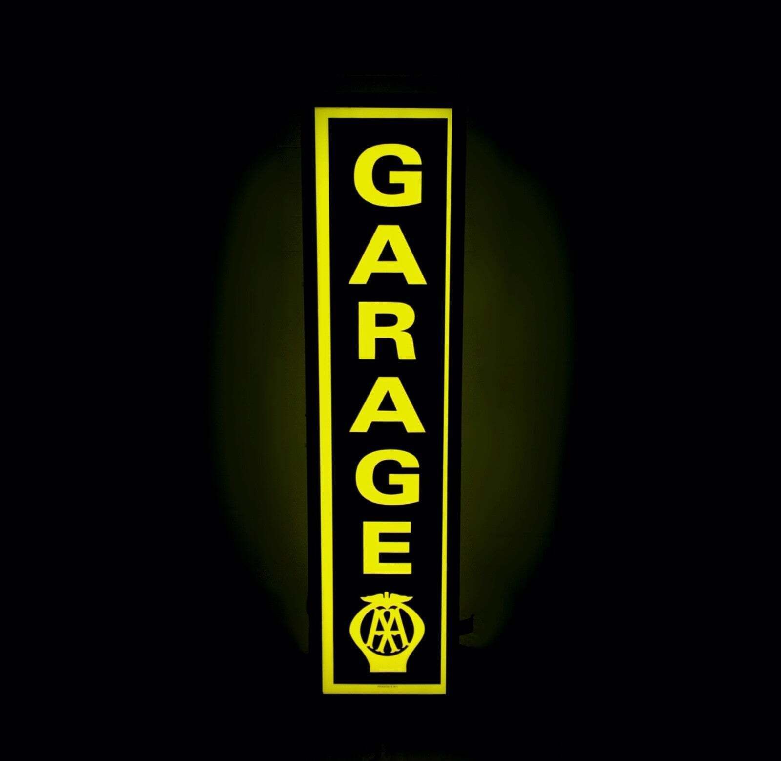 Antique Advertising Very Large Aa Garage Lightbox Sign Restored Working Order photo furniture