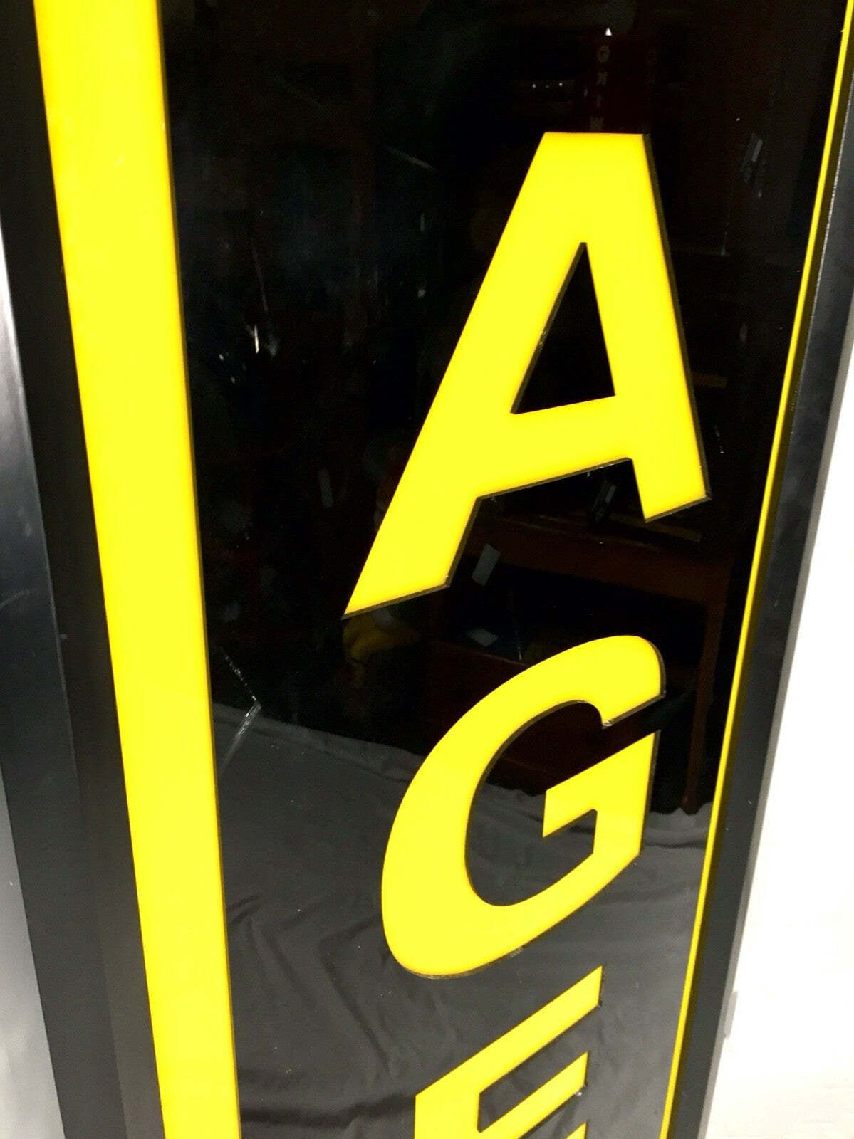 photo furniture Antique Advertising Very Large Aa Garage Lightbox Sign Restored Working Order