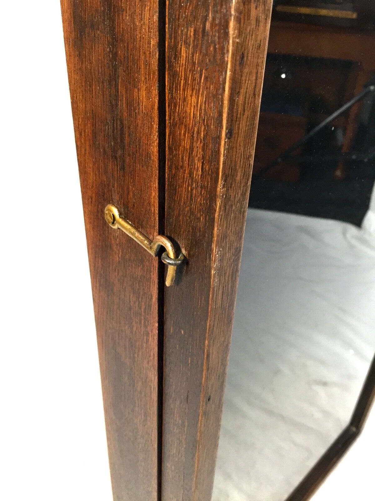 photo furniture Antique Advertising Wooden Showcase Shop Display Sign Box J. W. Gilliat Kingston