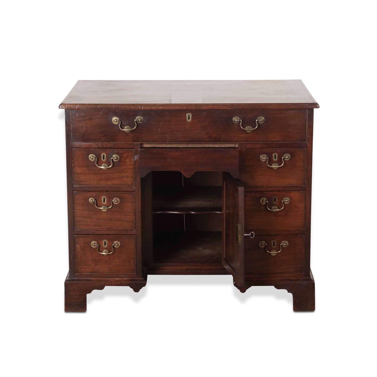 C18th Mahogany `Grendy` Kneehole Desk photo furniture