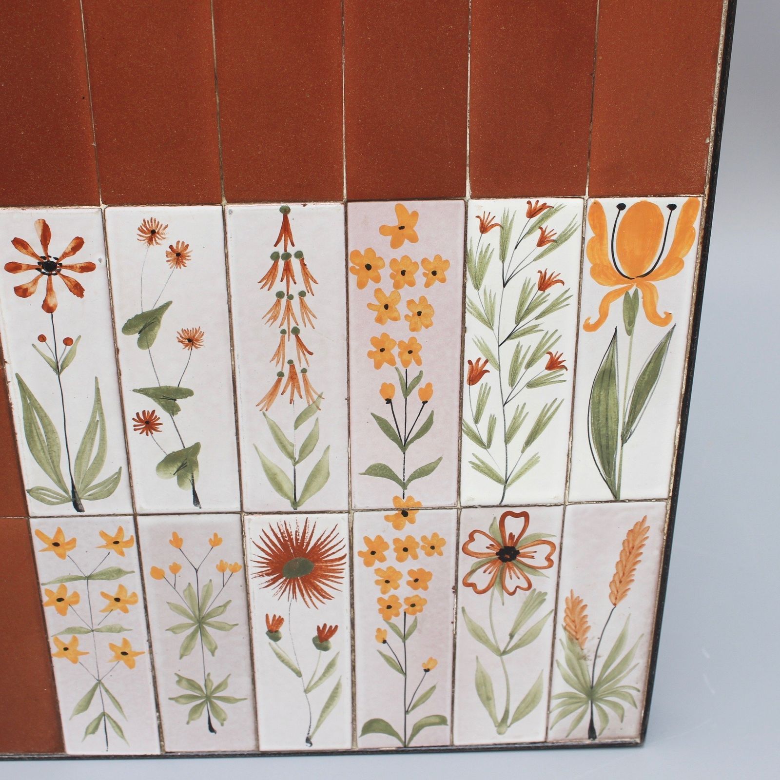 photo furniture Coffee Table With Decorative Ceramic Tiles By Roger Capron (Circa 1970s)