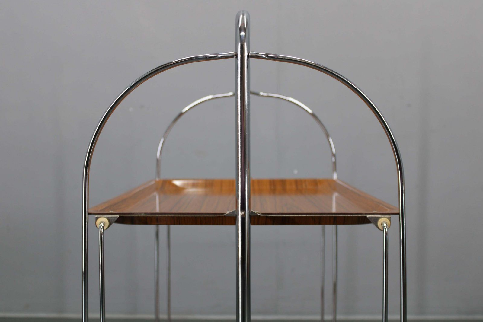 Mid-Century Opvouwbare Serveerwagen, Italië, jaren 1970 photo vintage
