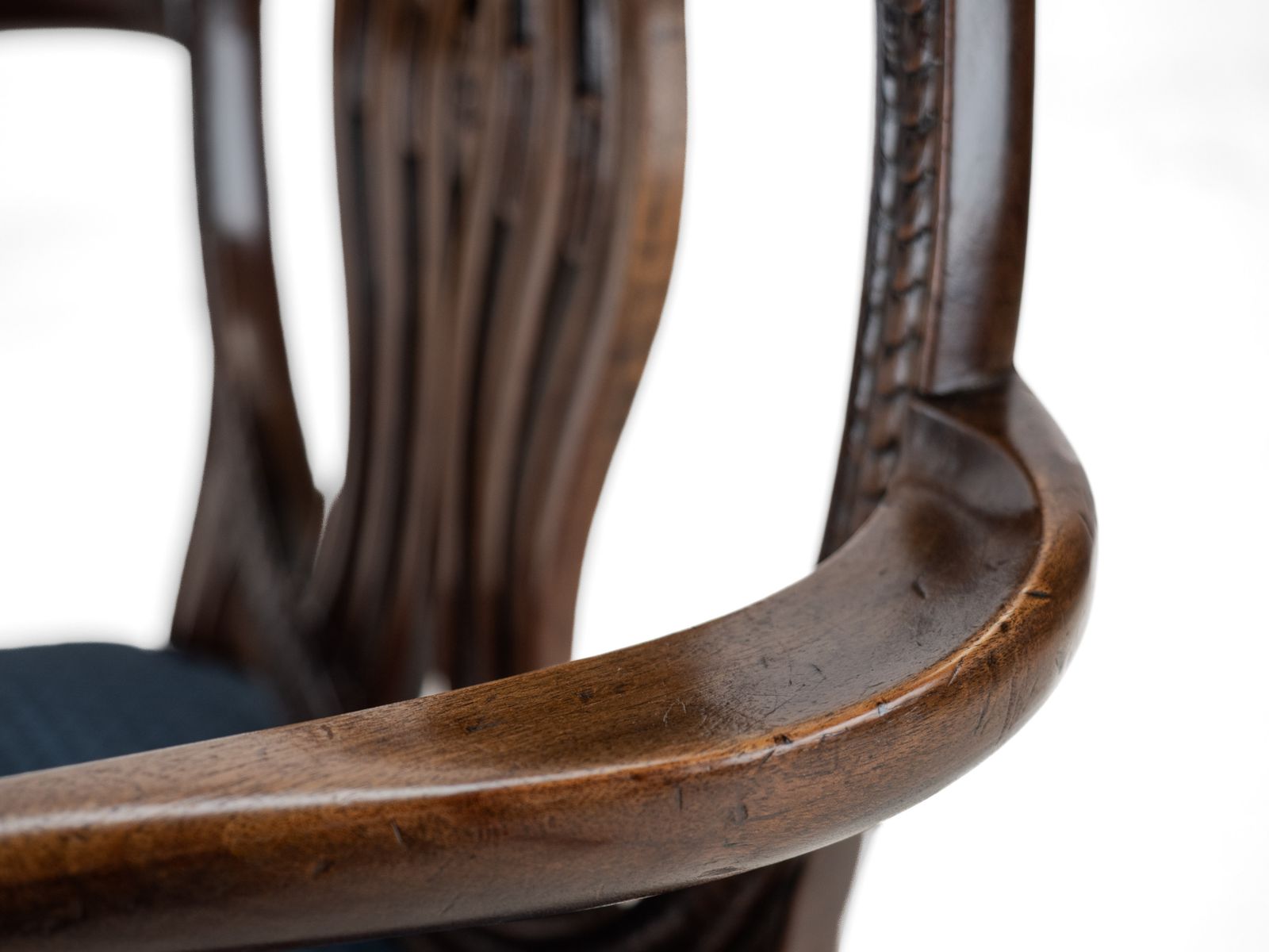 Pair Of Late 19th Century Mahogany Hepplewhite Style Armchairs (Carvers), C.1870 photo buy