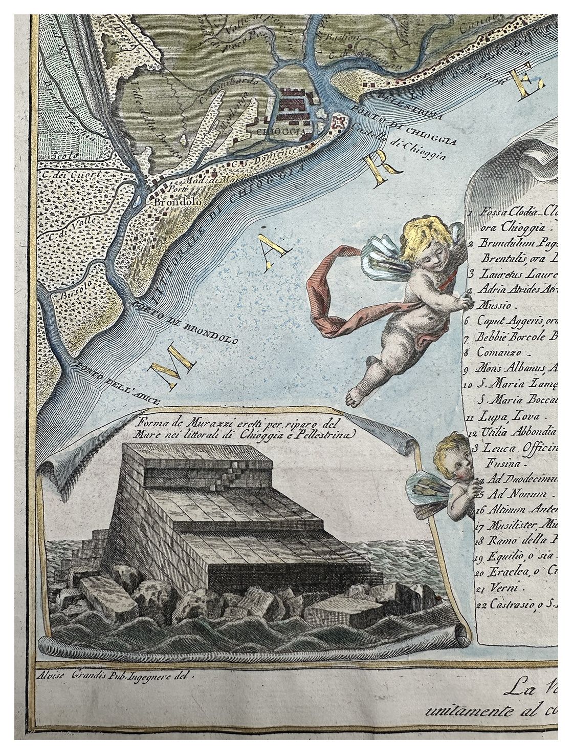Antonio Sandi, The Venetian Lagoon: Ancient And Modern – 18th Century photo vinterior