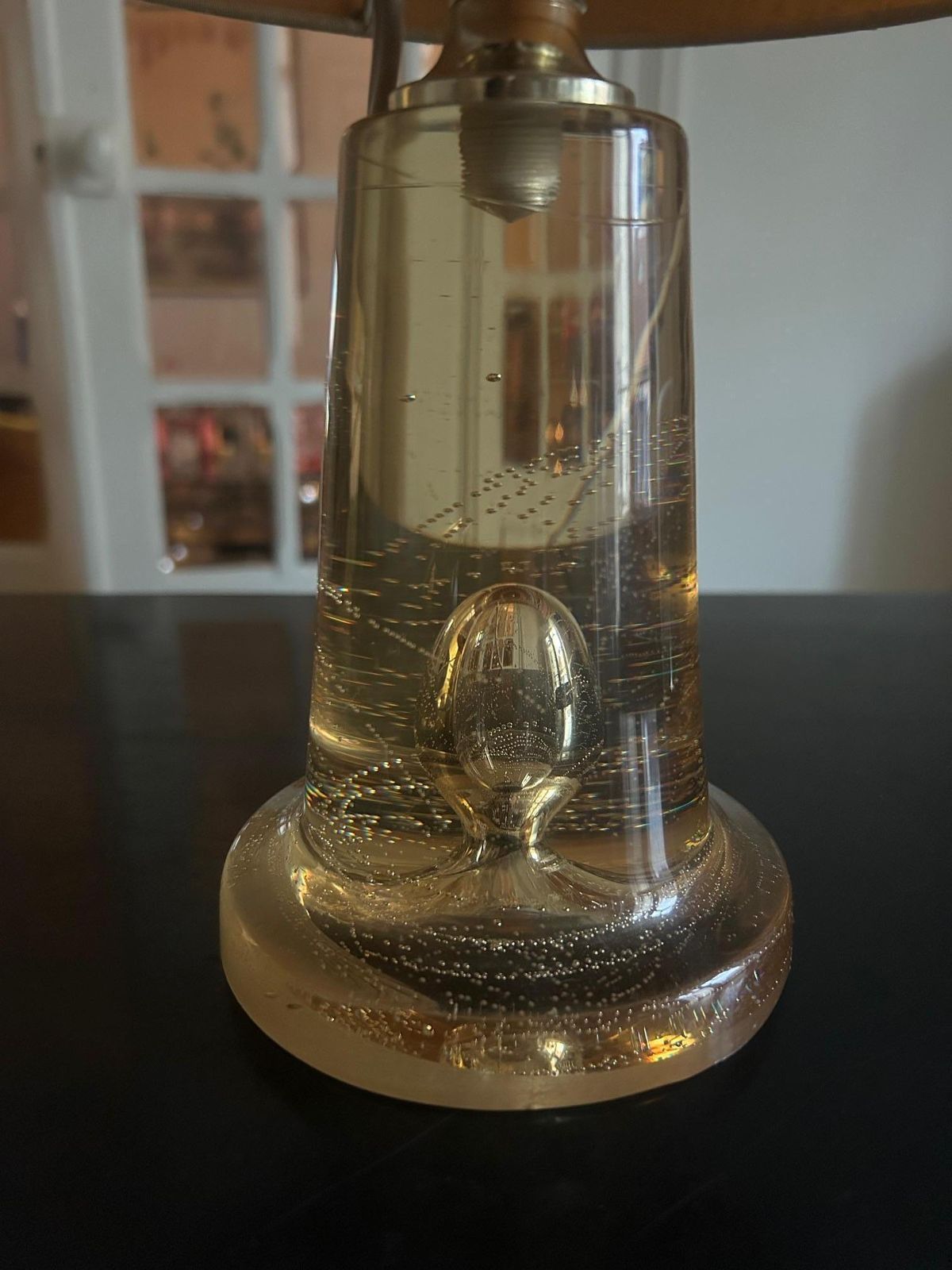 Pair Of Aro Leuchten Resin Lamps, 1970 photo Lighting
