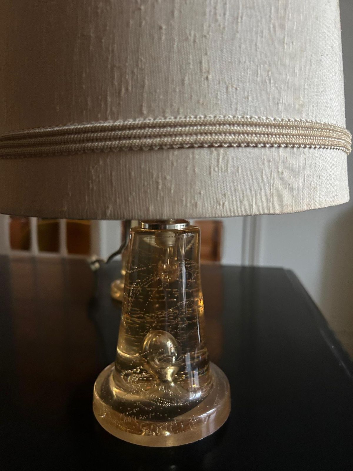 Pair Of Aro Leuchten Resin Lamps, 1970 photo buy