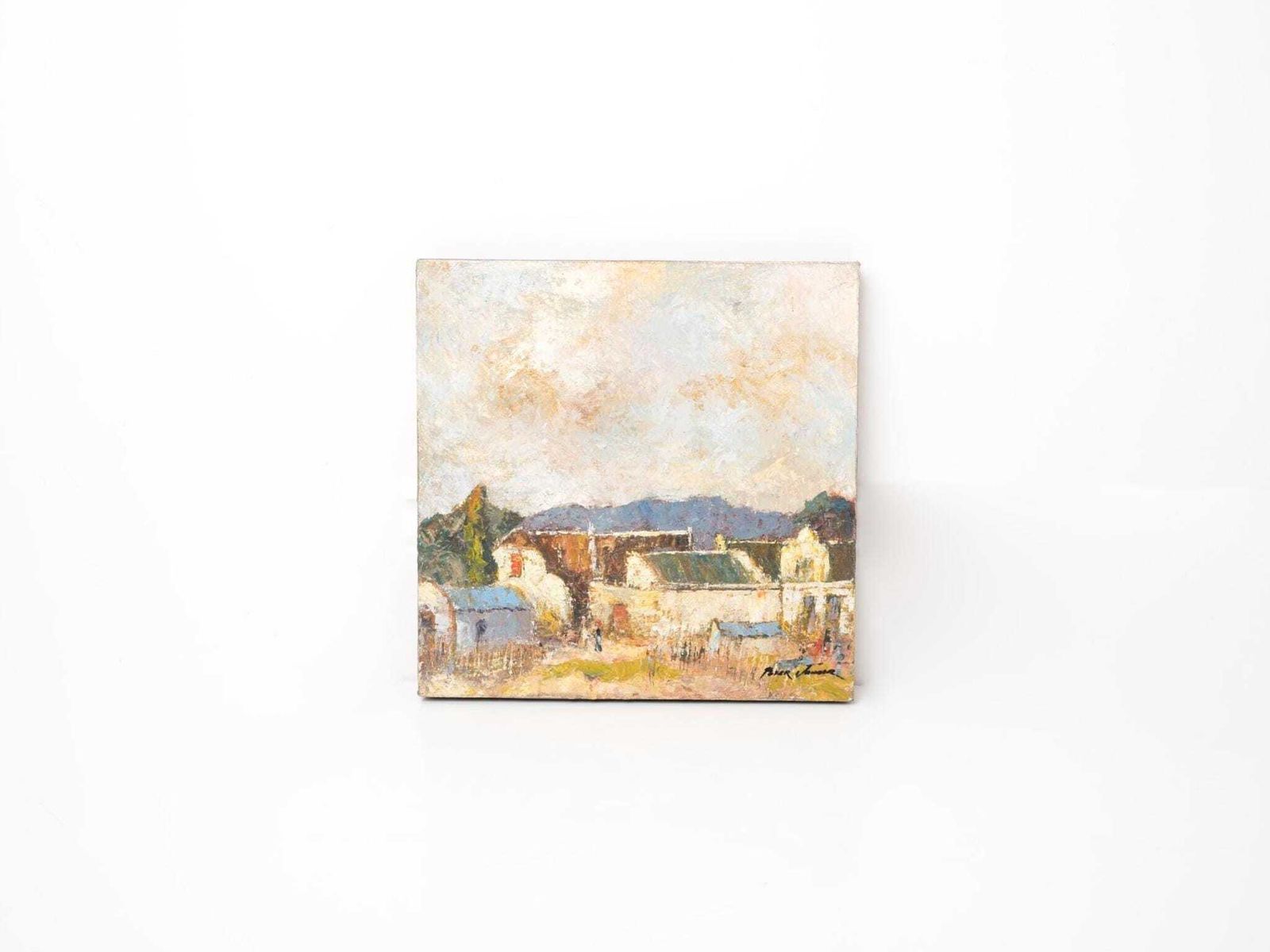 Original Peter Jander Painting (1954–2023) | Vintage Landscape Artwork | South African Impressionist Art