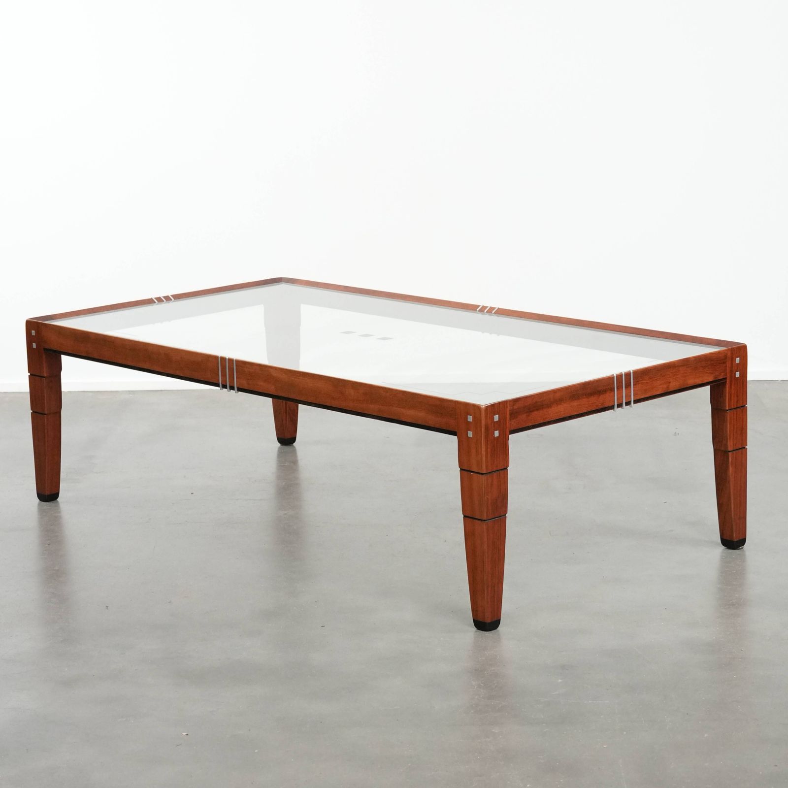 Beautiful Art Deco Design Coffee Table By Schuitema From The Decoforma Series With A Glass Top
