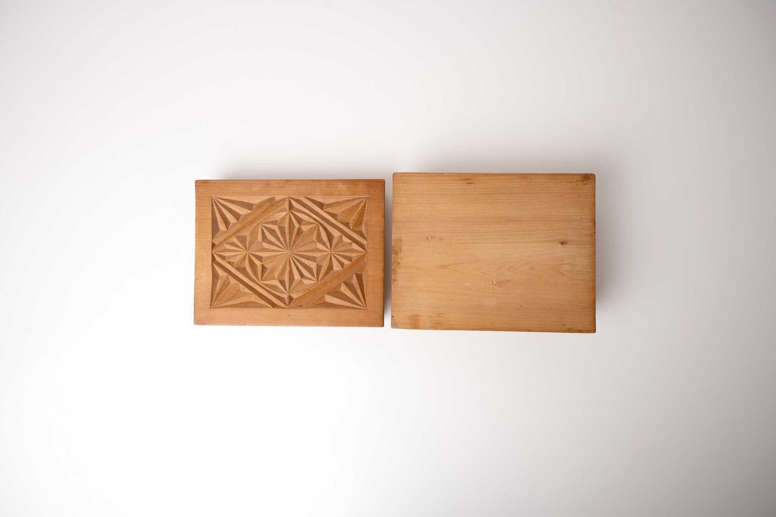 Geometric Wood Box | Vintage Wood Box | Unique Jewellery Box photo buy