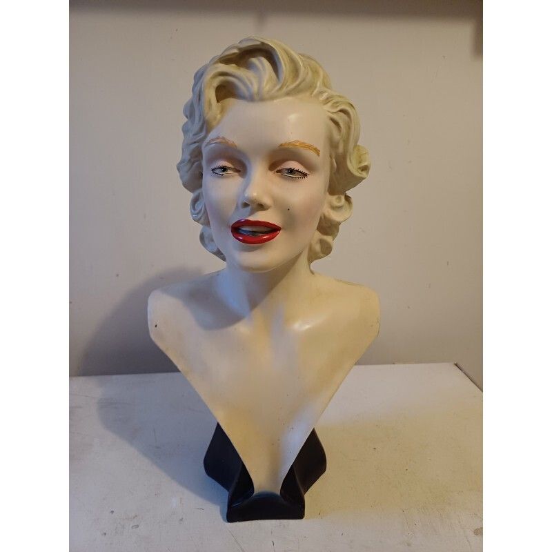 Art Fiberglass Bust Of Marilyn Monroe photo
