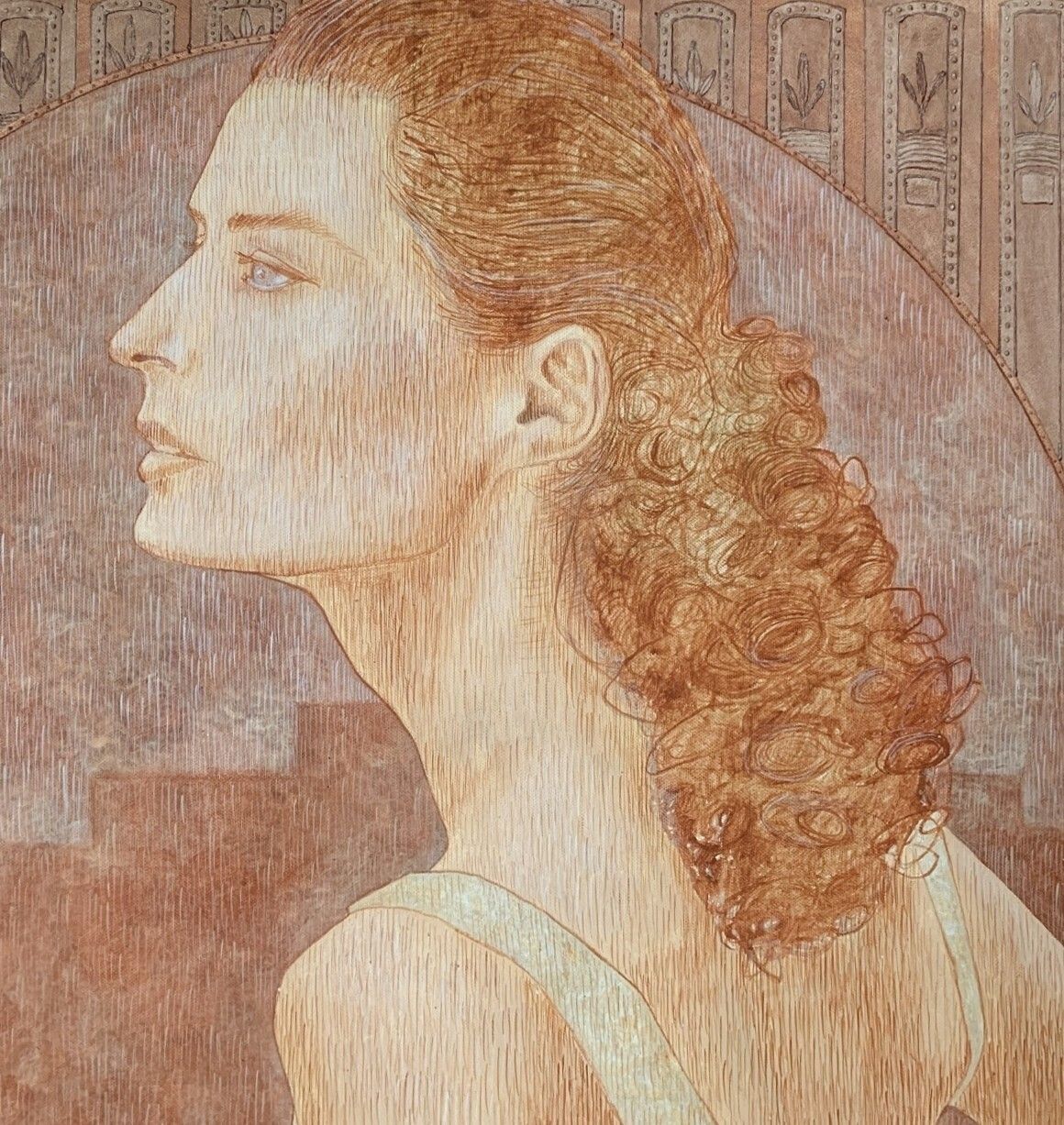 Portrait Of A Woman From Genova, 2001 Andrzej Borowski photo for sale
