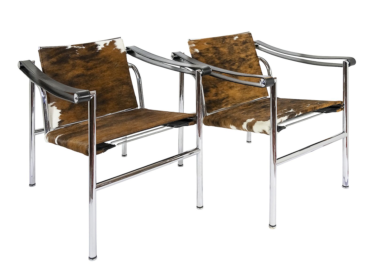 Pair Of Vintage Le Corbusier Armchairs Lc1 By Cassina