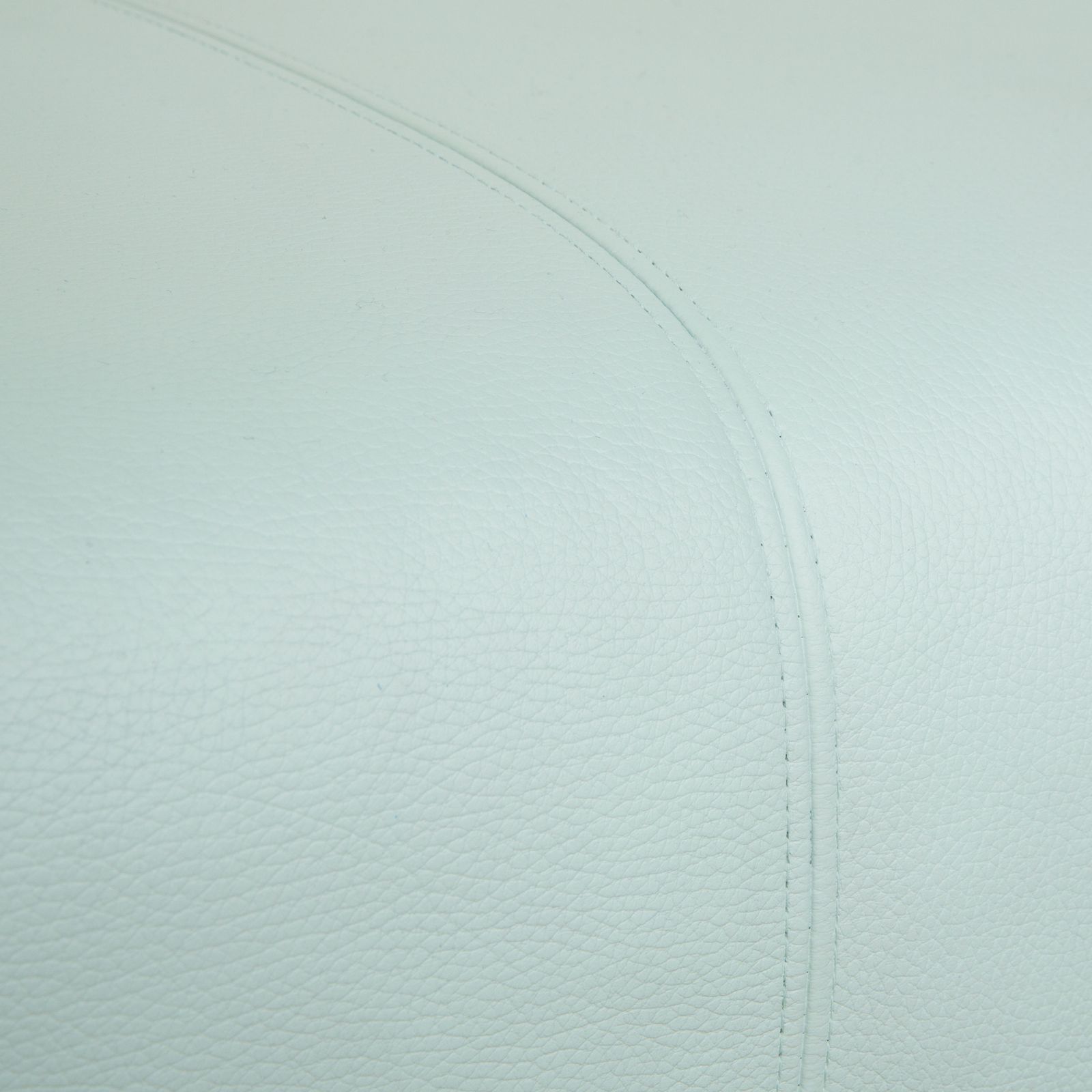 Tabouret Rolf Benz 1600 en cuir bleu clair menthe photo for sale