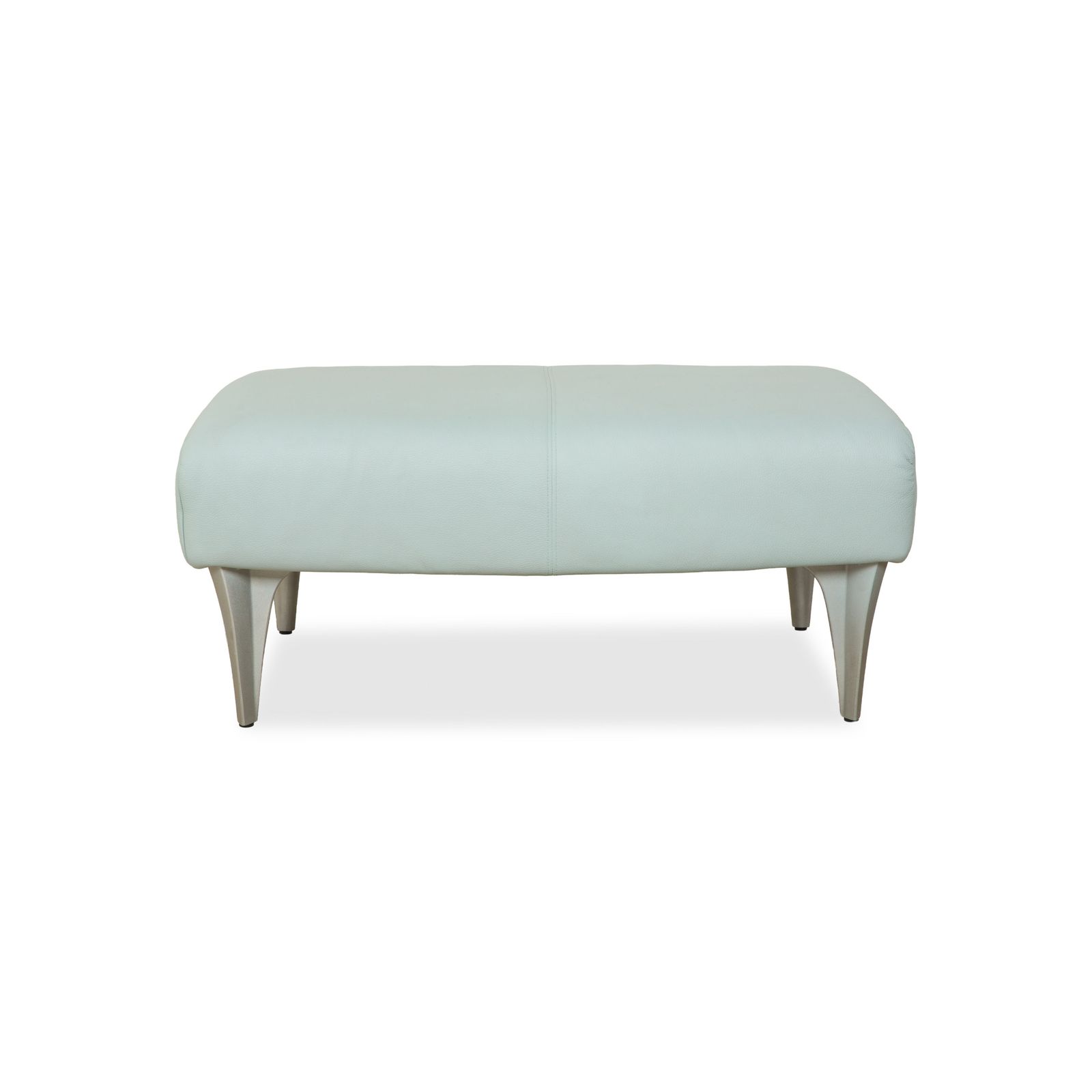 Tabouret Rolf Benz 1600 en cuir bleu clair menthe photo buy