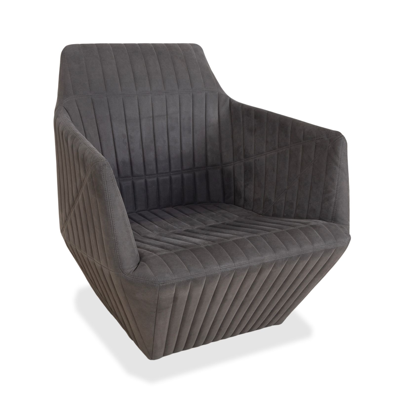 Ligne Roset Facet Fabric Armchair Gray photo Furniture