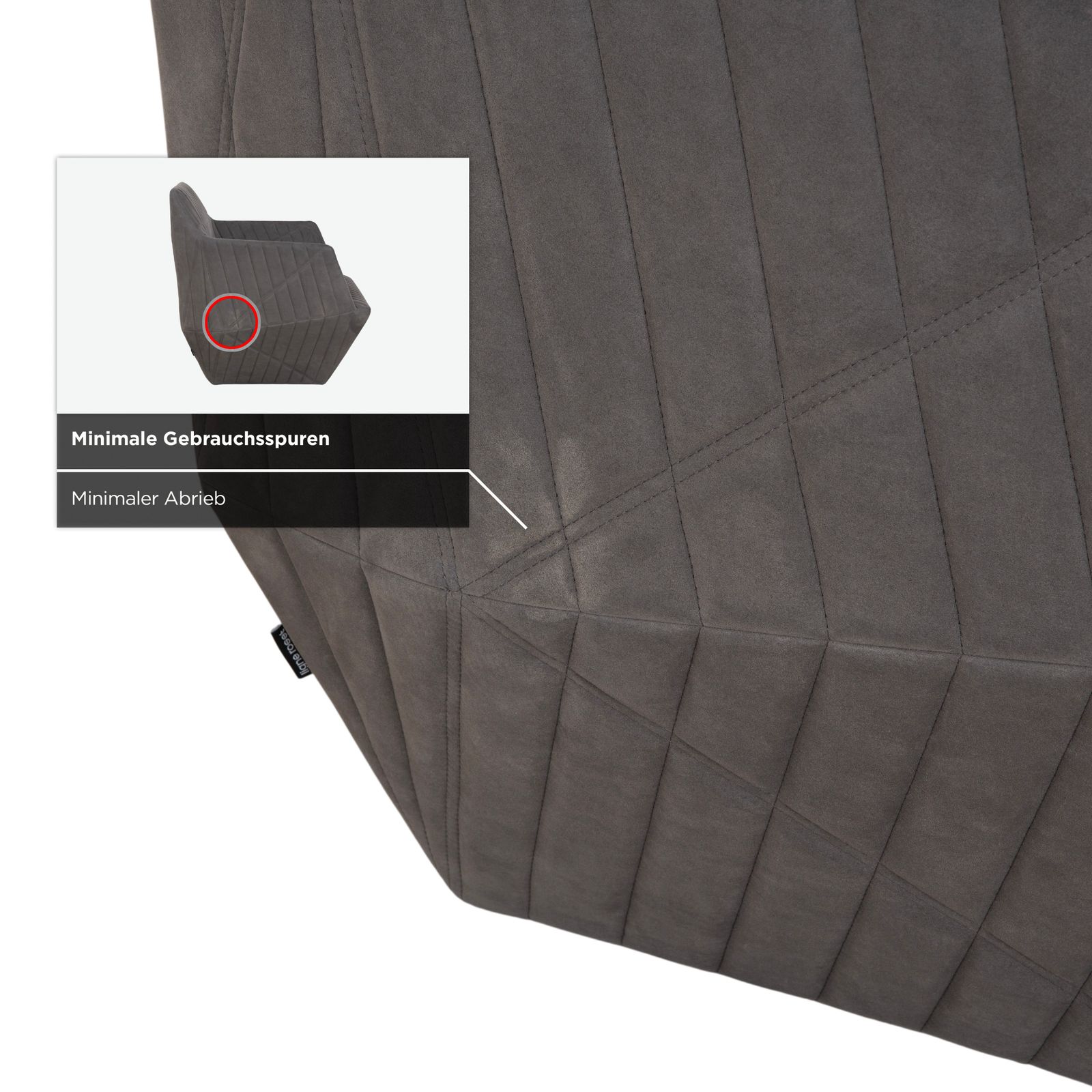 photo furniture Ligne Roset Facet Fabric Armchair Gray