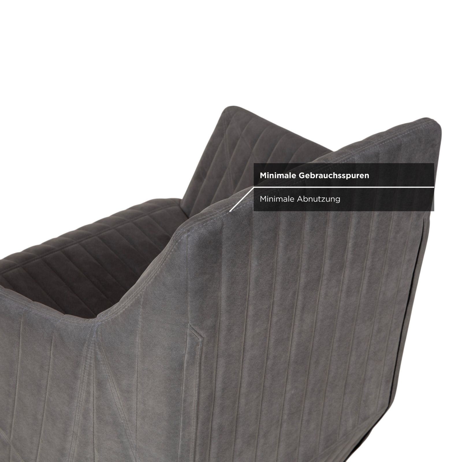 Furniture Ligne Roset Facet Fabric Armchair Gray photo