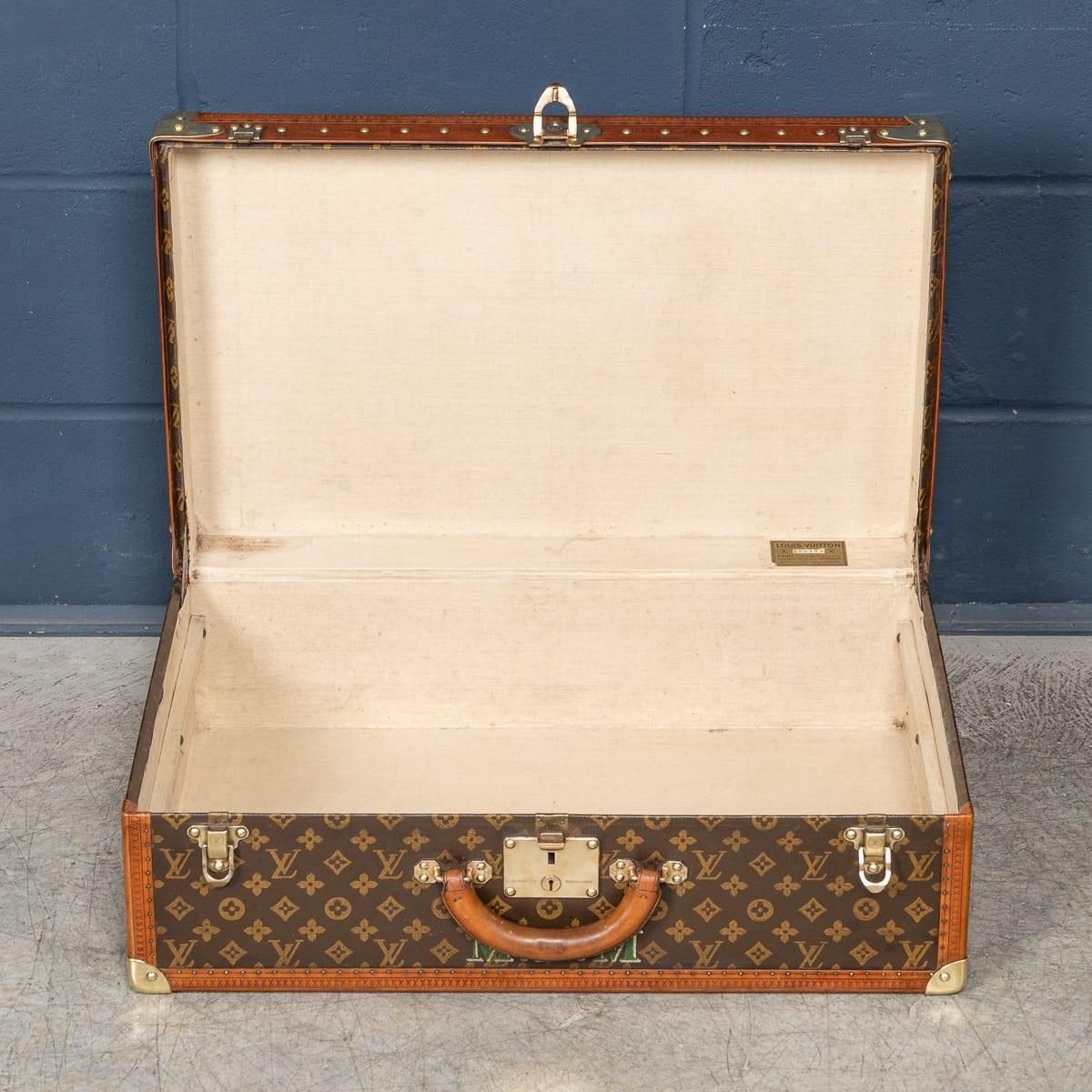 photo furniture 20th Century Louis Vuitton Suitcase In Monogram Canvas, France
