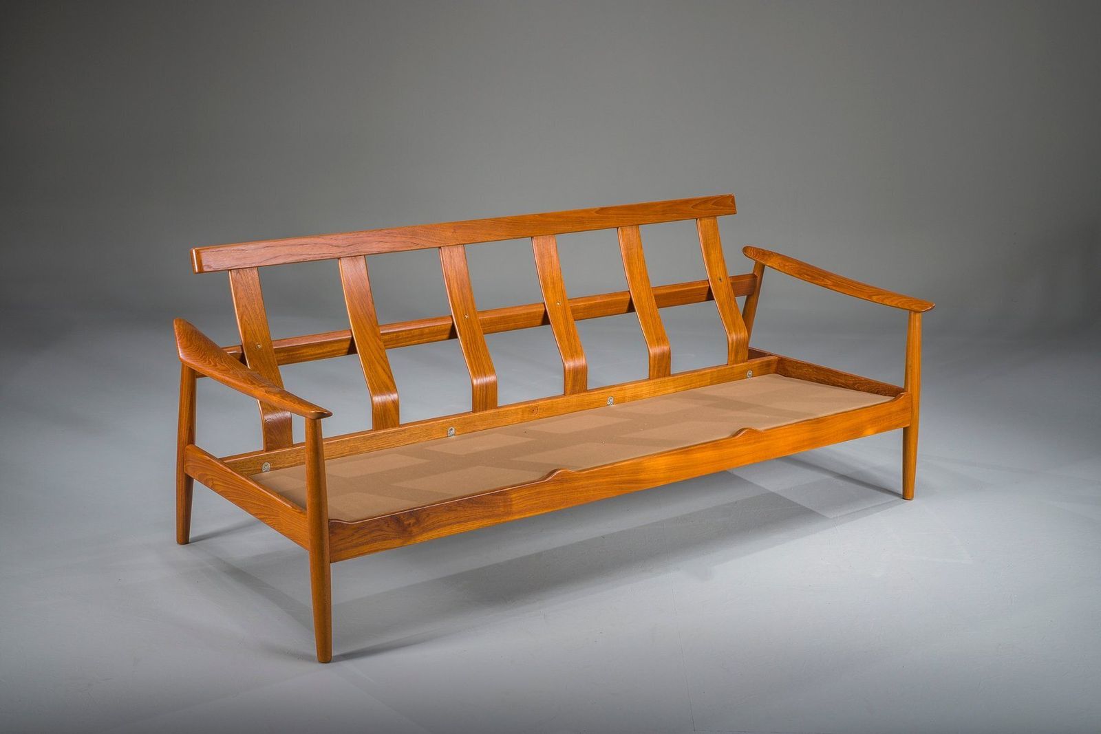 photo vintage Danish Modern Seating Set In Teak By Arne Vodder For France & Søn, 1960s, Set Of 3