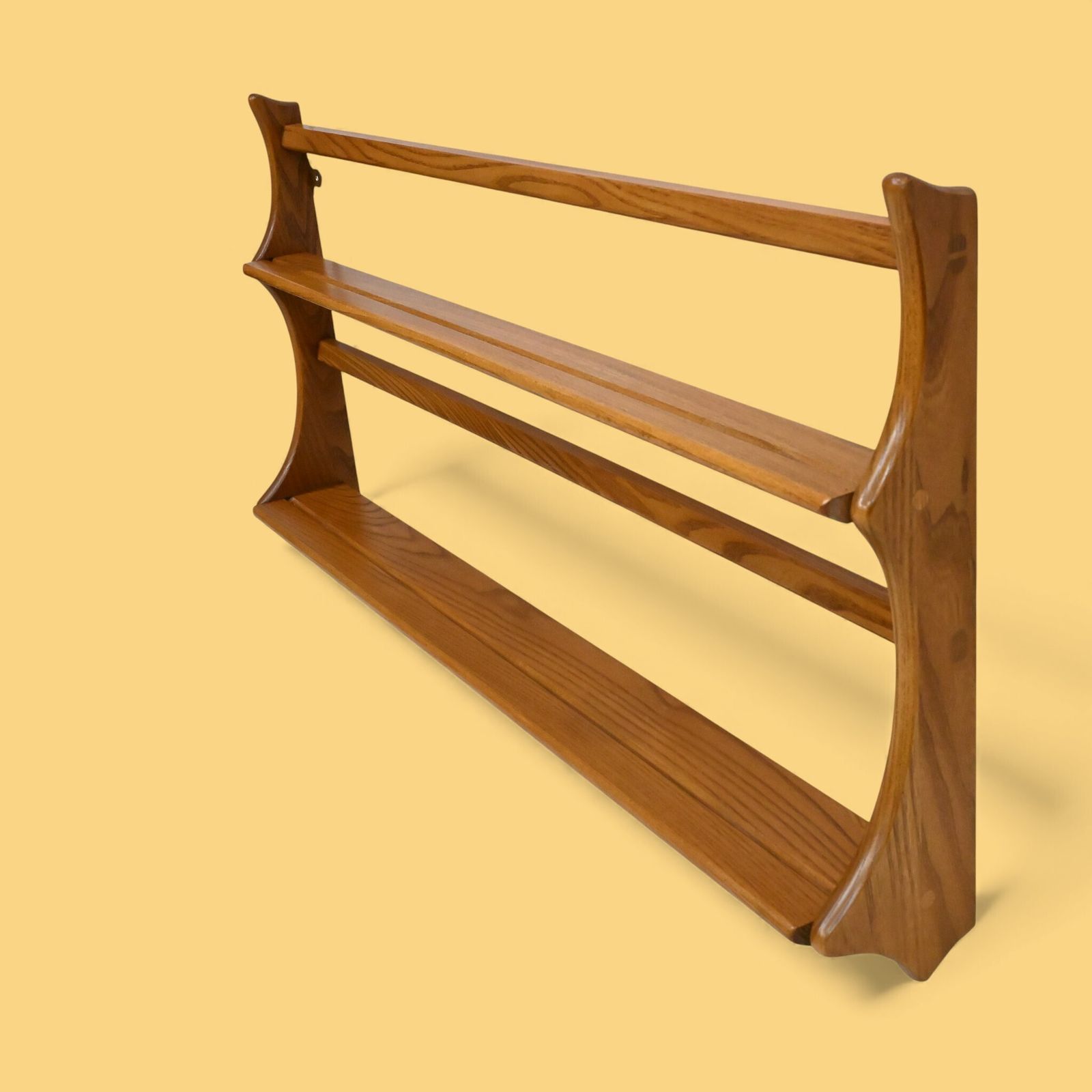 Ercol Hanging Plate Rack Model 268 Light Finish With Fixings Free* Uk Delivery photo vinterior
