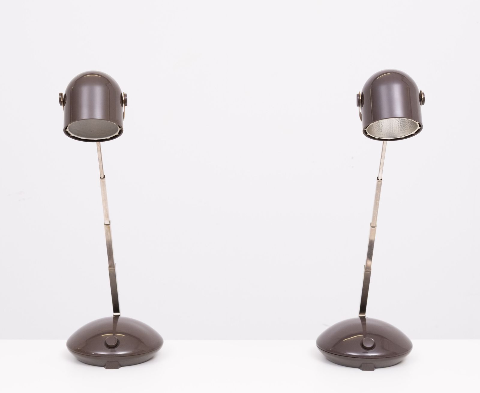 Set Telescope German Table Lamps By Eichhof 1970s photo Lighting