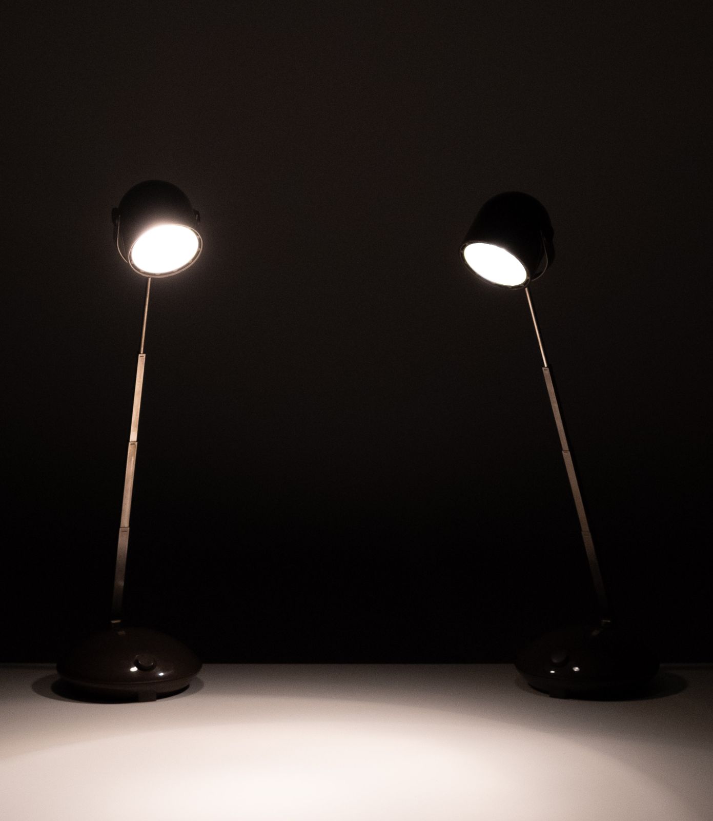 photo furniture Set Telescope German Table Lamps By Eichhof 1970s