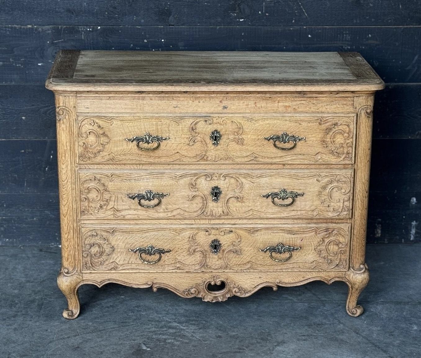 Pretty French Commode Chest Of Drawers photo vintage