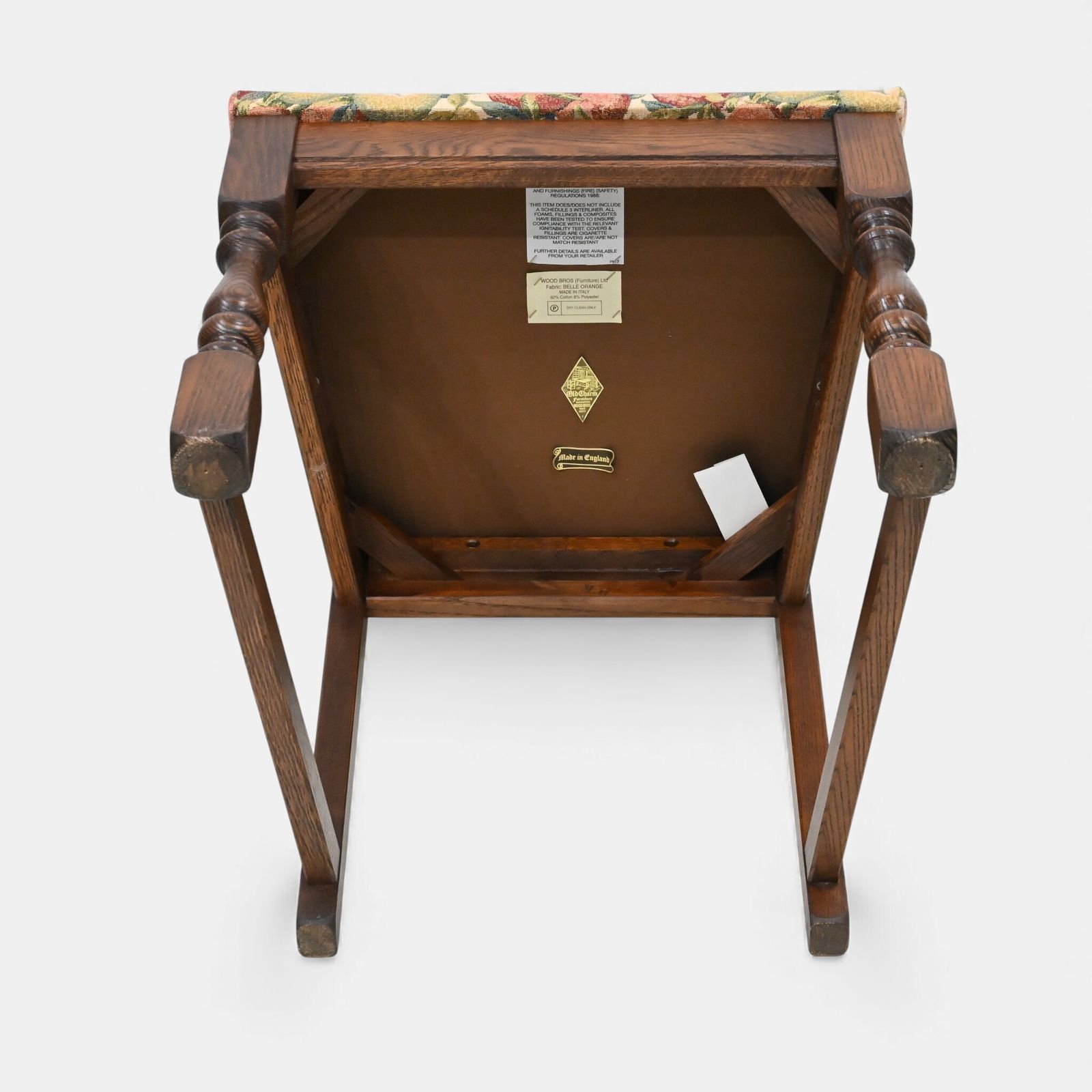 photo vinterior 4 Old Charm Dining Chairs Lancaster Oak Tudor Brown Finish Free Uk Delivery*