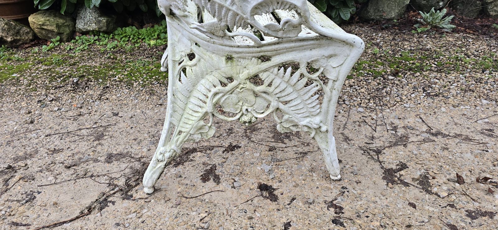 Super Two Seat Leaf Garden Bench photo for sale