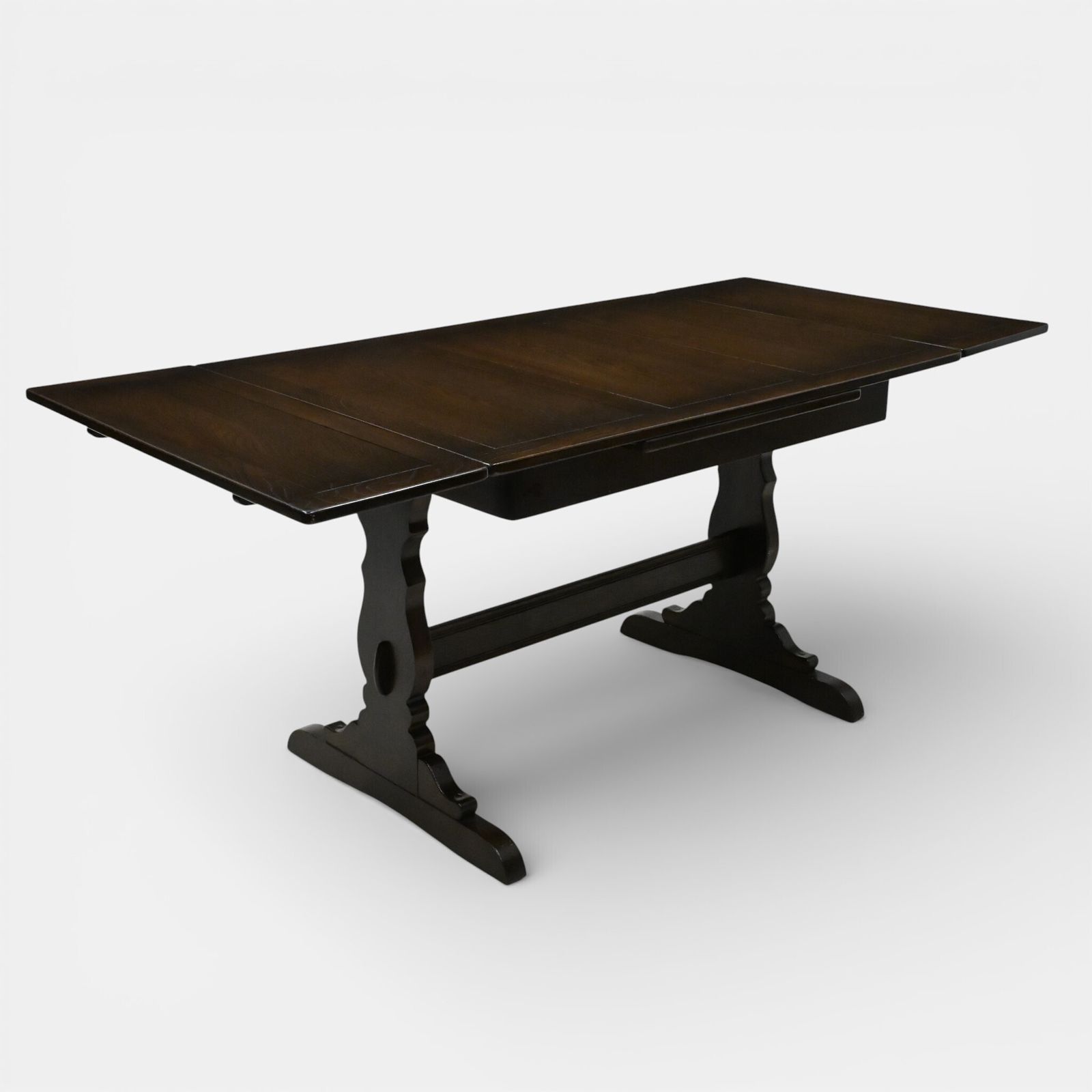 Ercol Extending Dining Table Old Colonial Dark Finish Free Uk Delivery* photo for sale